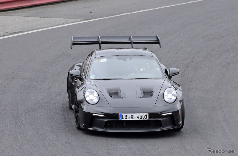 ポルシェ 911 GT2 RS 次期型プロトタイプ(スクープ写真)《APOLLO NEWS SERVICE》