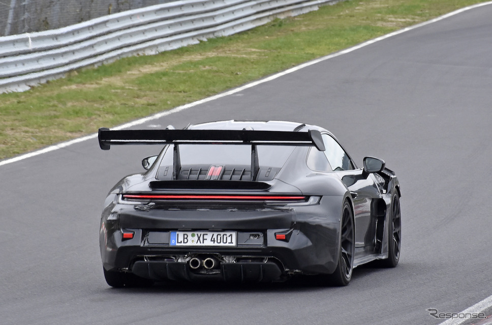 ポルシェ 911 GT2 RS 次期型プロトタイプ(スクープ写真)《APOLLO NEWS SERVICE》