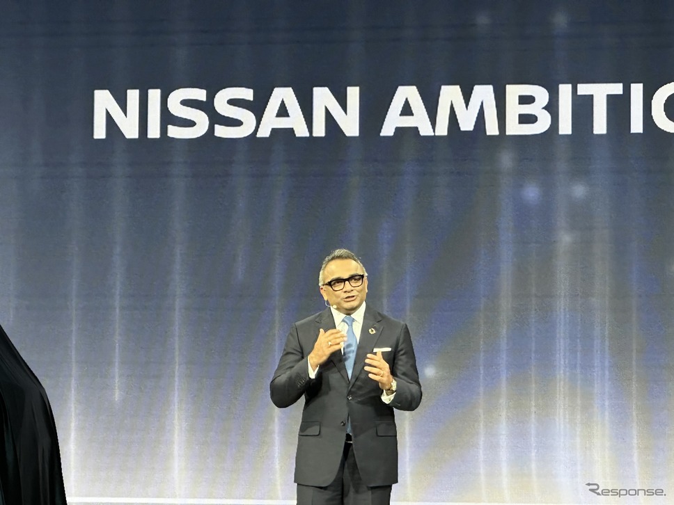 日産 代表執行役最高執行責任者のアシュワニ・グプタ氏(上海モーターショー2023)《写真撮影 八杉理@現代文化研究所》