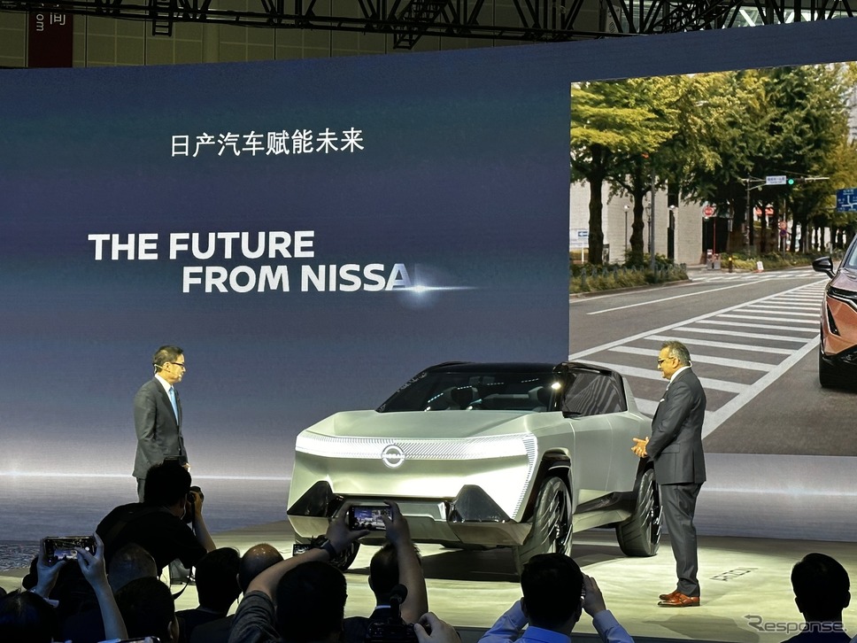日産 プレスカンファレンス(上海モーターショー2023)《写真撮影 八杉理@現代文化研究所》