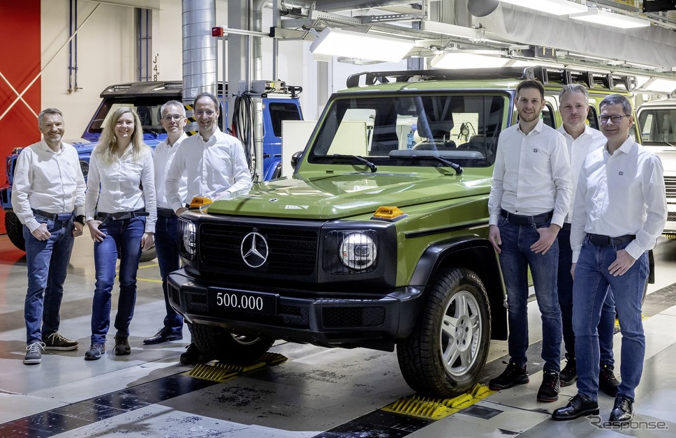 生産50万台目のメルセデスベンツ Gクラス《photo by Mercedes-Benz》