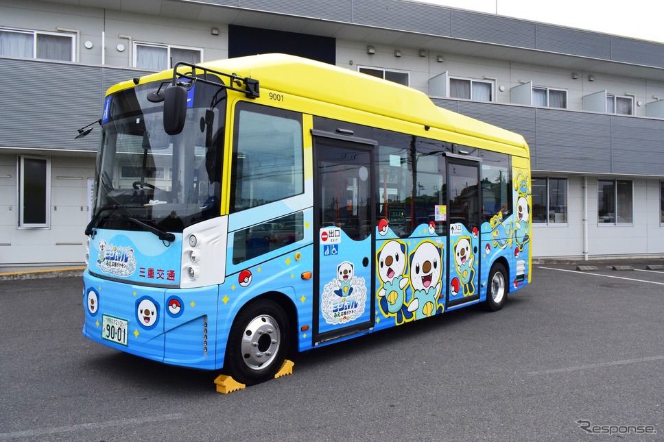 「おかげバス」として導入されたJ6(c)Pokémon. (c)Nintendo/Creatures Inc./GAME FREAK inc.