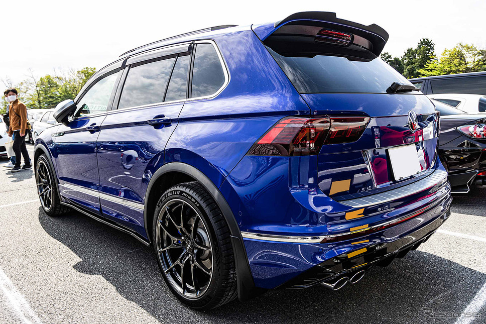 VW ティグアン×レイズ ボルクレーシング G025《写真撮影 宮越孝政》