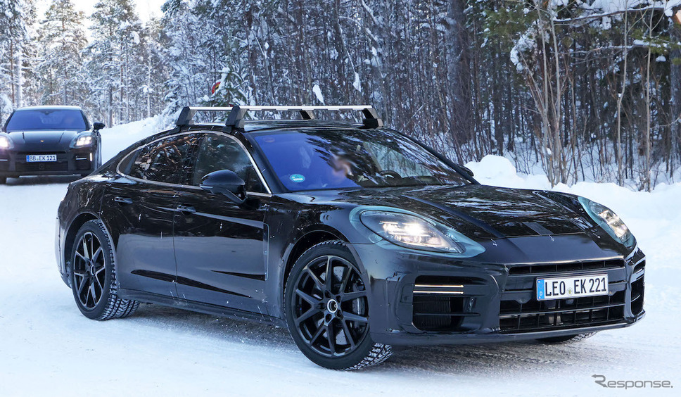 ポルシェ パナメーラ 次期型プロトタイプ(スクープ写真)《APOLLO NEWS SERVICE》