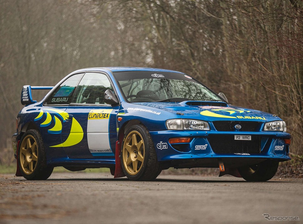 1998年製のスバル・インプレッサ S5 WRC《photo by SILVERSTONE AUCTIONS》