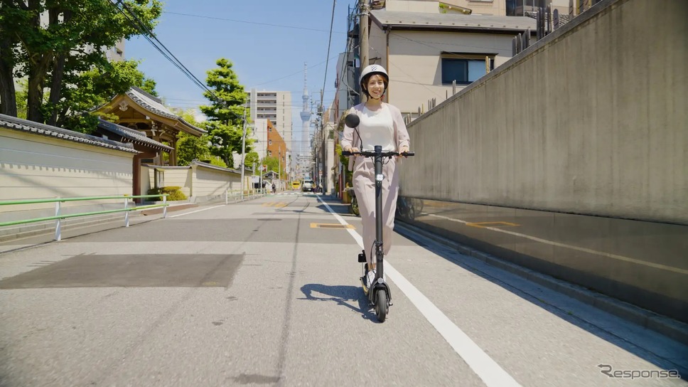 MEISTER.F公道走行対応モデル「特定小型」区分電動キックボード《写真提供 FUGU INNOVATIONS JAPAN》
