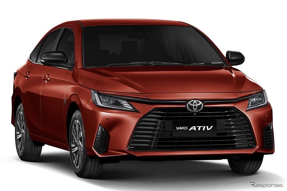 トヨタ・ヤリスエイティブ。ダイハツが開発、トヨタがタイで販売《photo by Toyota》