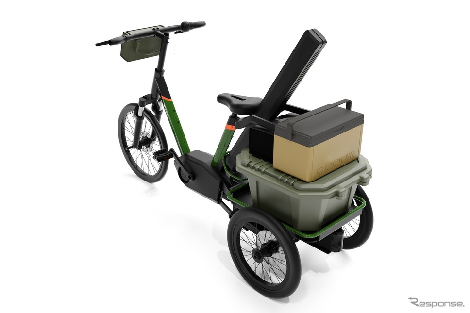 椿本チエイン多目的e-Cargo:自転車・電動モビリティまちづくり博2023出展予定《写真提供 椿本チエイン》