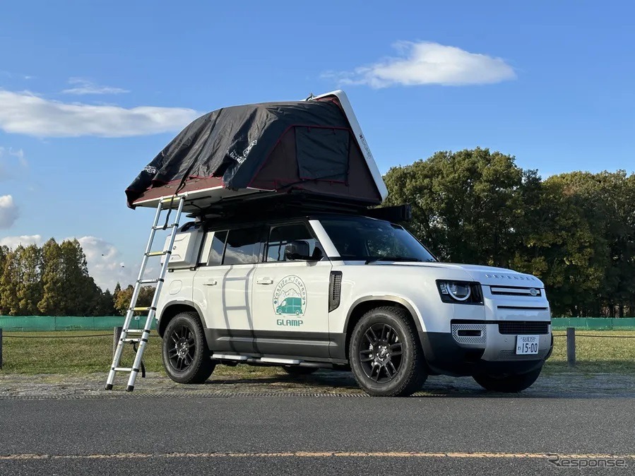 出展予定のCarstay登録キャンピングカー:ランドローバー ディフェンダー《写真提供:Carstay》