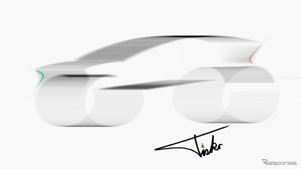 フィスカー PEAR のイメージスケッチ《photo by Fisker》