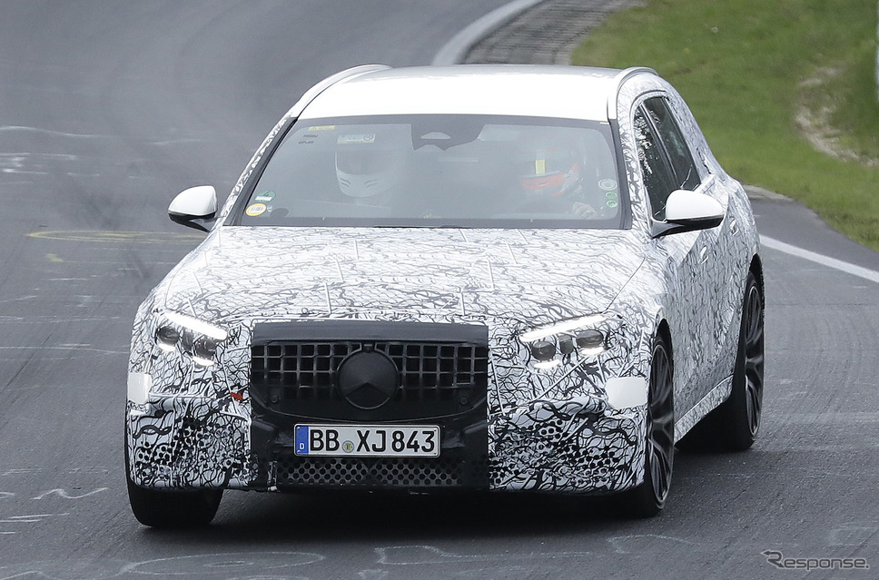 メルセデス AMG E53 ステーションワゴン 次期型プロトタイプ(スクープ写真)《APOLLO NEWS SERVICE》