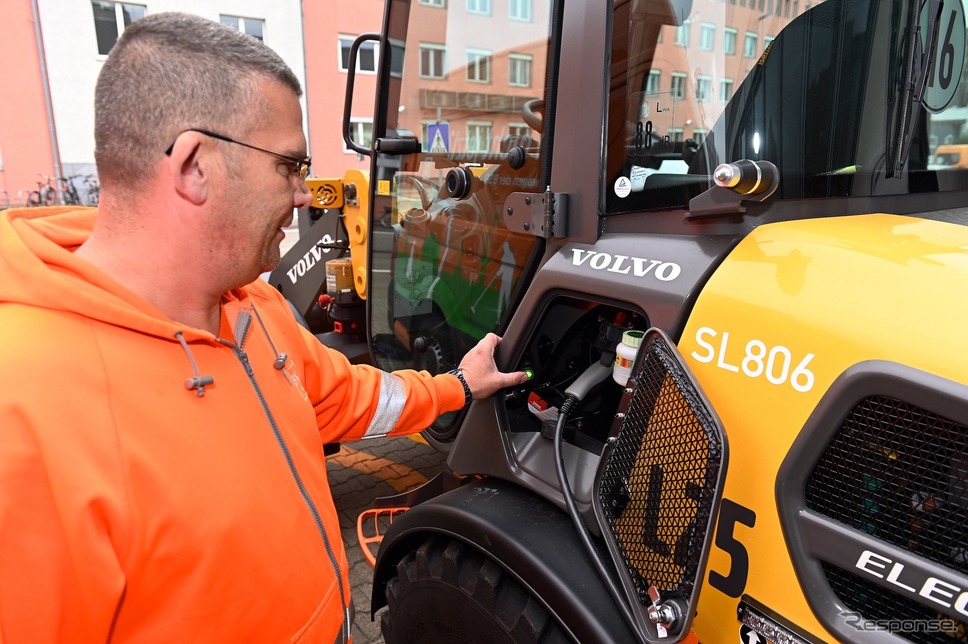 ボルボL25エレクトリック(建設・測量生産性向上展2023出展予定)《photo by Volvo CE》
