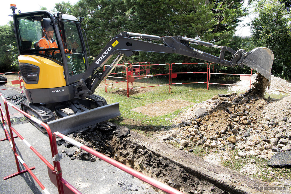 ボルボECR25エレクトリック《photo by Volvo CE》