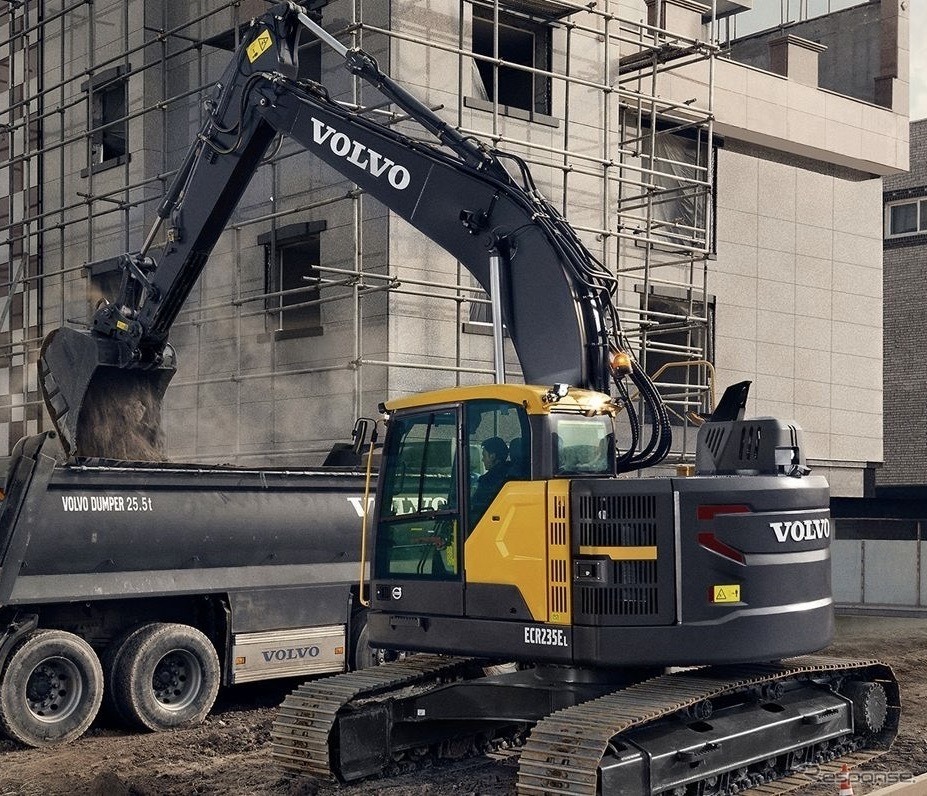 ボルボECR235E(建設・測量生産性向上展2023出展予定)《photo by Volvo CE》