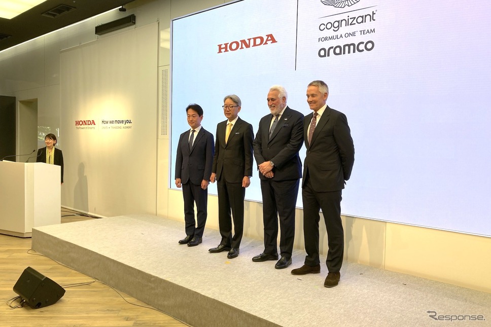 ホンダ、2026年からF1復帰…アストンマーティンにエンジン供給《写真撮影 高木啓》