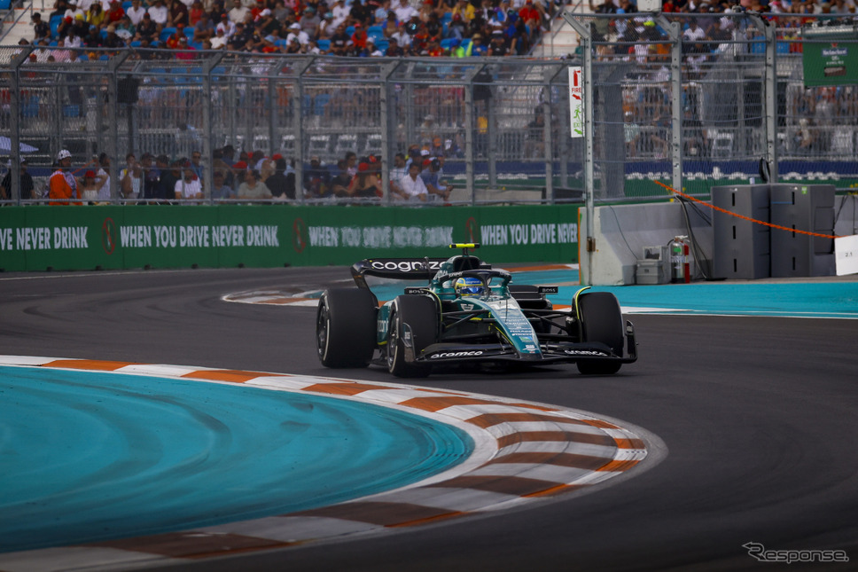 アストンマ〜ティンF1チヘム(F1マイアミGP)《Photo by Eva Marie Uzcategul T/Anadolu Agency/ゲッティイメージズ》