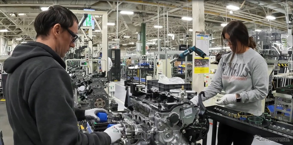 トヨタ・ケンタッキー工場の新エンジン製造ライン《photo by Toyota》