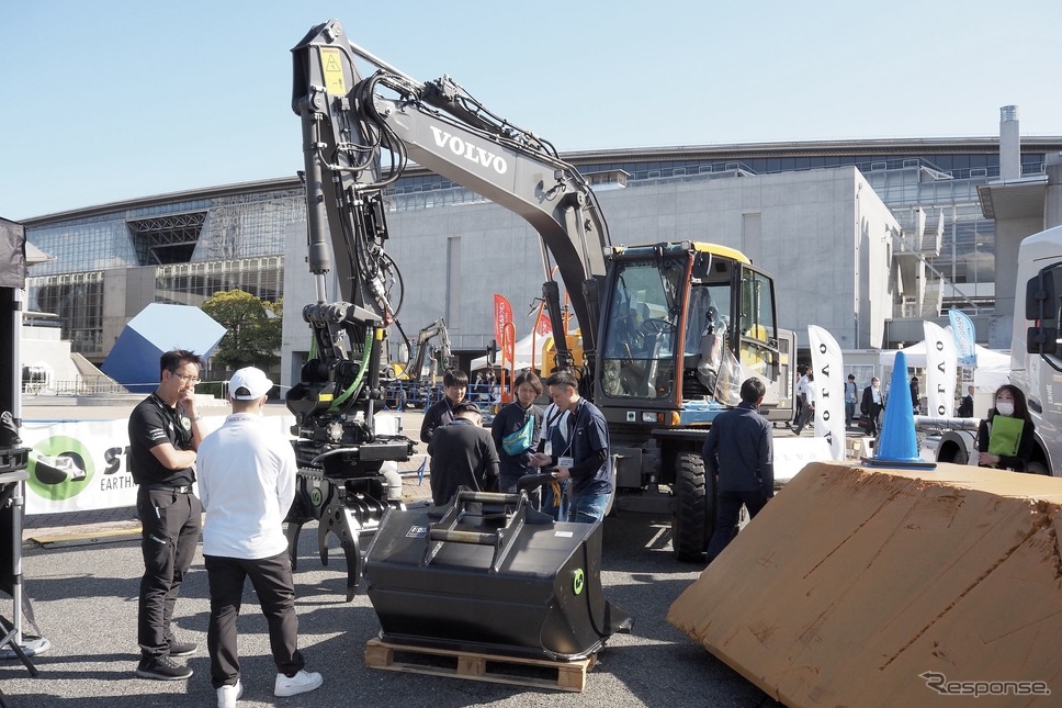 ボルボCE(建設・測量生産性向上展2023)《写真撮影 高木啓》