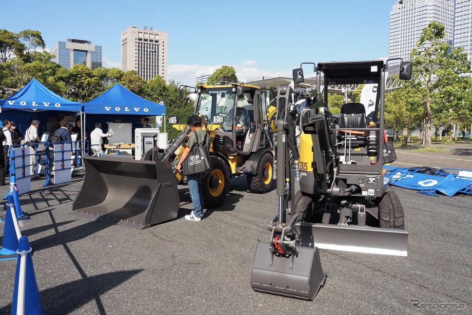 ボルボCE(建設・測量生産性向上展2023)《写真撮影 高木啓》
