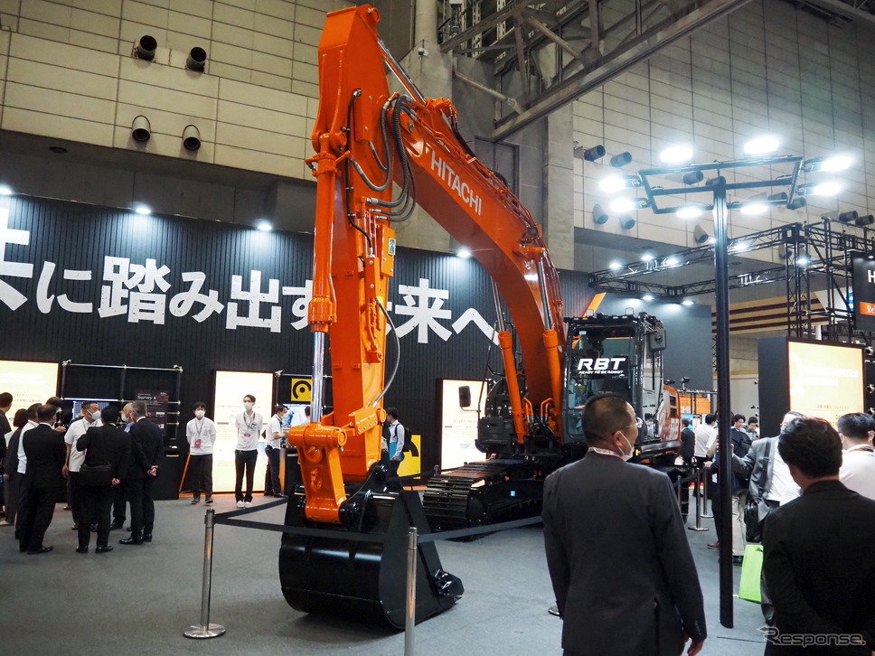 日立建機(建設・測量生産性向上展2023)《写真撮影 高木啓》