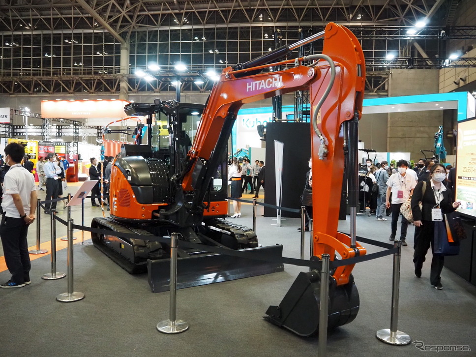 日立建機(建設・測量生産性向上展2023)《写真撮影 高木啓》