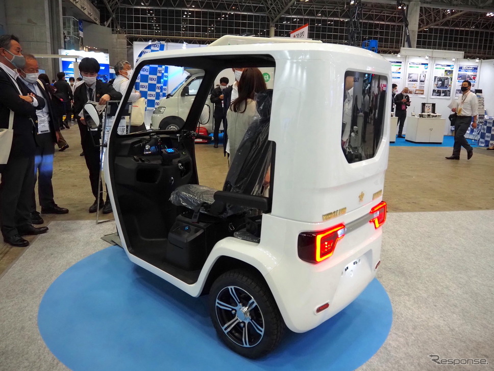 EV-TUKYUK(ユアサ商事取り扱い。建設・測量生産性向上展2023)《写真撮影 高木啓》