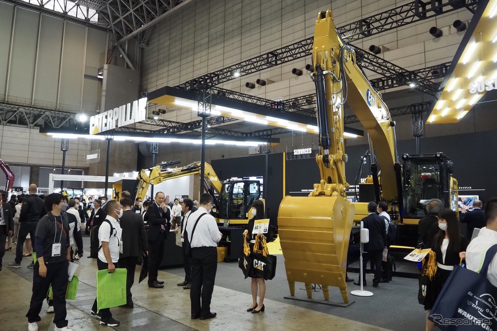 キャタピラー(建設・測量生産性向上展2023)《写真撮影 高木啓》
