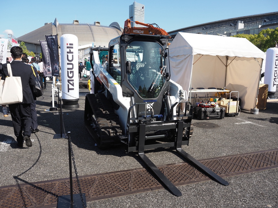 ボブキャット(建設・測量生産性向上展2023)《写真撮影 高木啓》