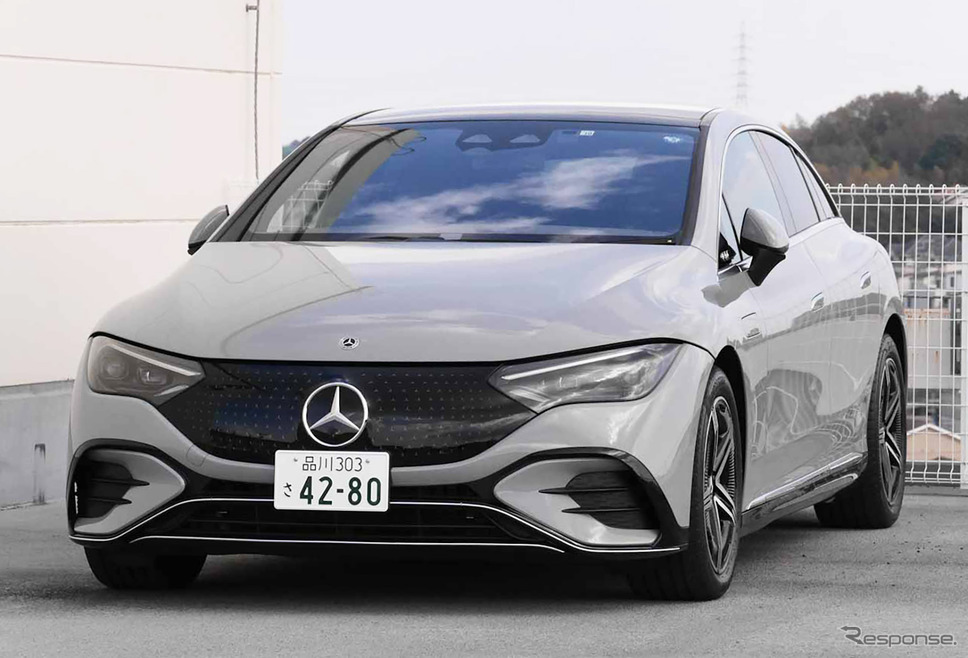 メルセデスベンツ EQE 350+《写真撮影 中村孝仁》
