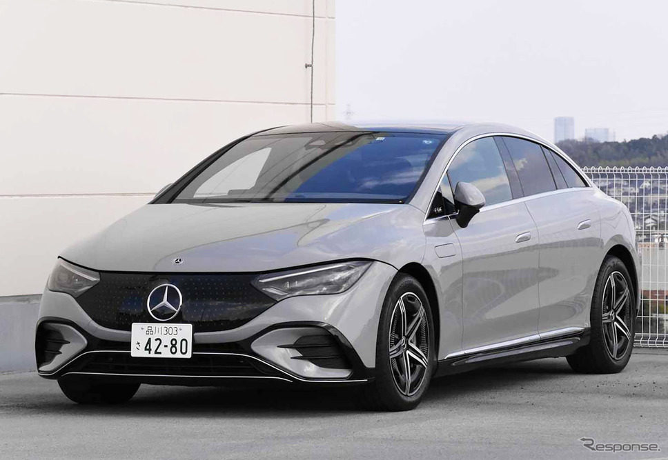 メルセデスベンツ EQE 350+《写真撮影 中村孝仁》