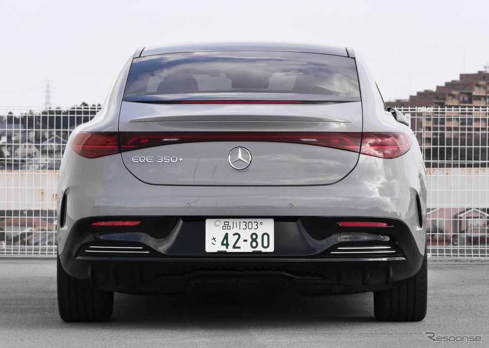 メルセデスベンツ EQE 350+《写真撮影 中村孝仁》