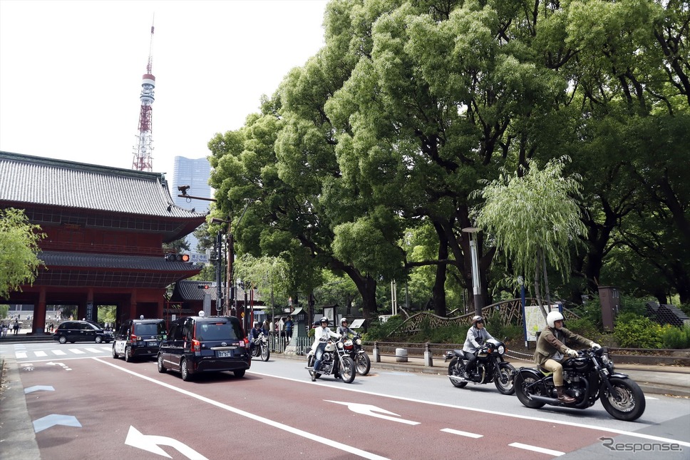 トライアンフ DGR東京ライド《写真撮影 小林岳夫》