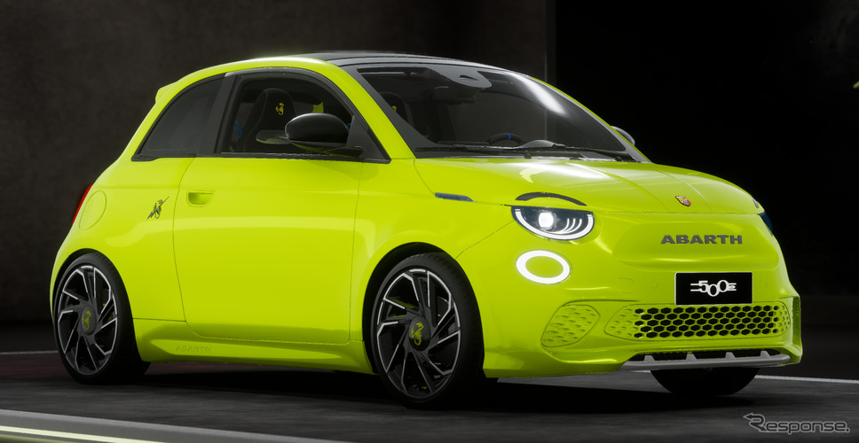 「アバルト・メタバース・ストア」のアバルト 500e《photo by Abarth》
