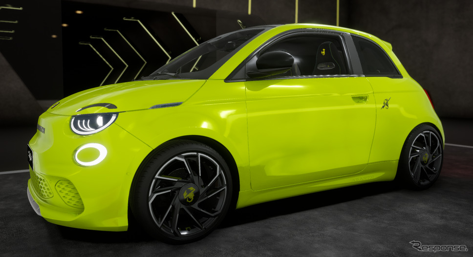 「アバルト・メタバース・ストア」のアバルト 500e《photo by Abarth》