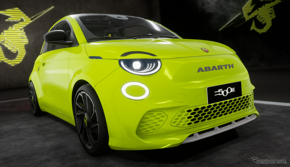 「アバルト・メタバース・ストア」のアバルト 500e《photo by Abarth》