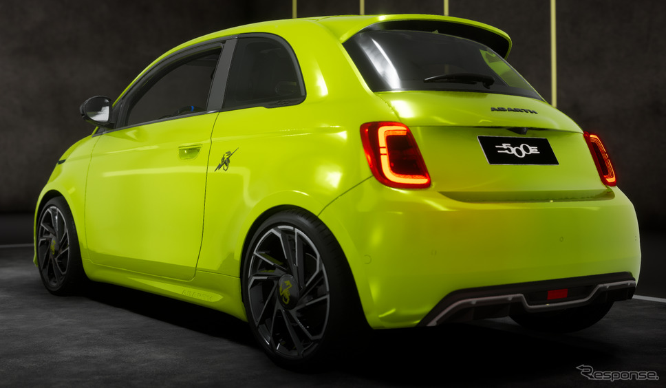 「アバルト・メタバース・ストア」のアバルト 500e《photo by Abarth》