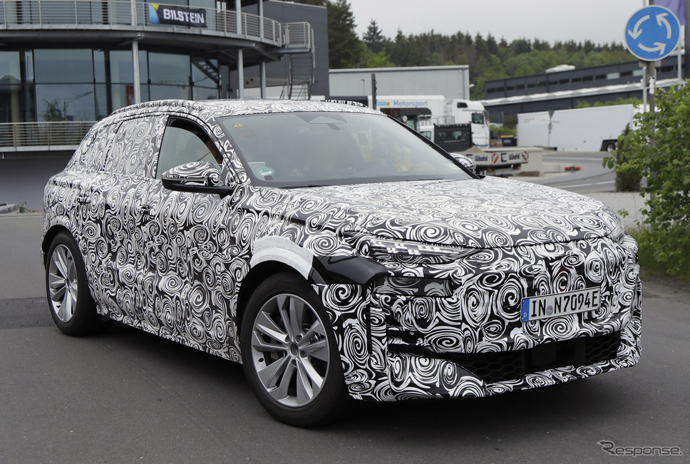 アウディ SQ6 e-tron 市販型プロトタイプ スクープ写真《APOLLO NEWS SERVICE》