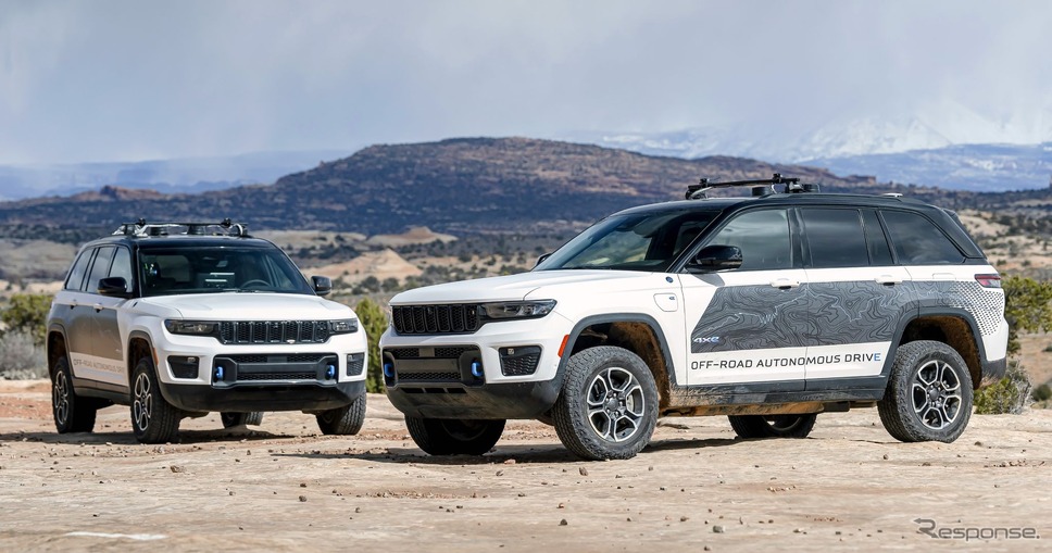 ジープ・グランドチェロキー 新型の「4xe」ベースのオフロード自動運転技術搭載プロトタイプ《photo by Jeep》