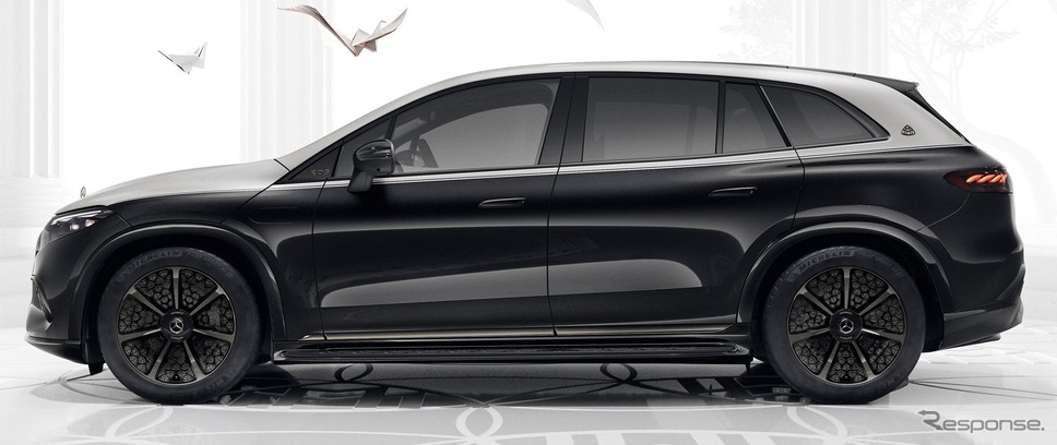 メルセデス・マイバッハ EQS SUV の「ナイトシリーズ」《photo by Mercedes-Benz》