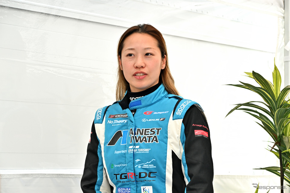 ANEST IWATA Racing with Arnage Cドライバーの小山 美姫選手《写真撮影 雪岡直樹》