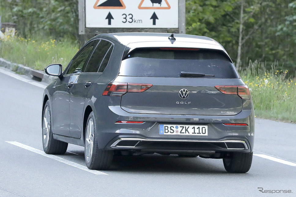VW ゴルフ 改良新型プロトタイプ(スクープ写真)《APOLLO NEWS SERVICE》
