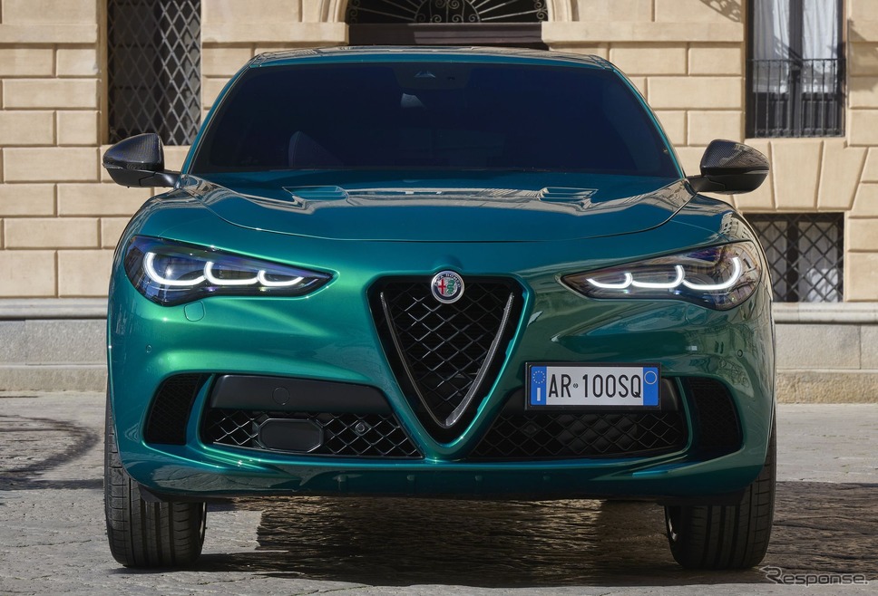 アルファロメオ・ステルヴィオ の「クアドリフォリオ 100th アニヴェルサリオ」《photo by Alfa Romeo》