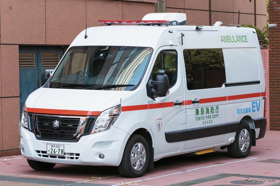 EV救急車《写真提供 東京国際消防防災展事務局》