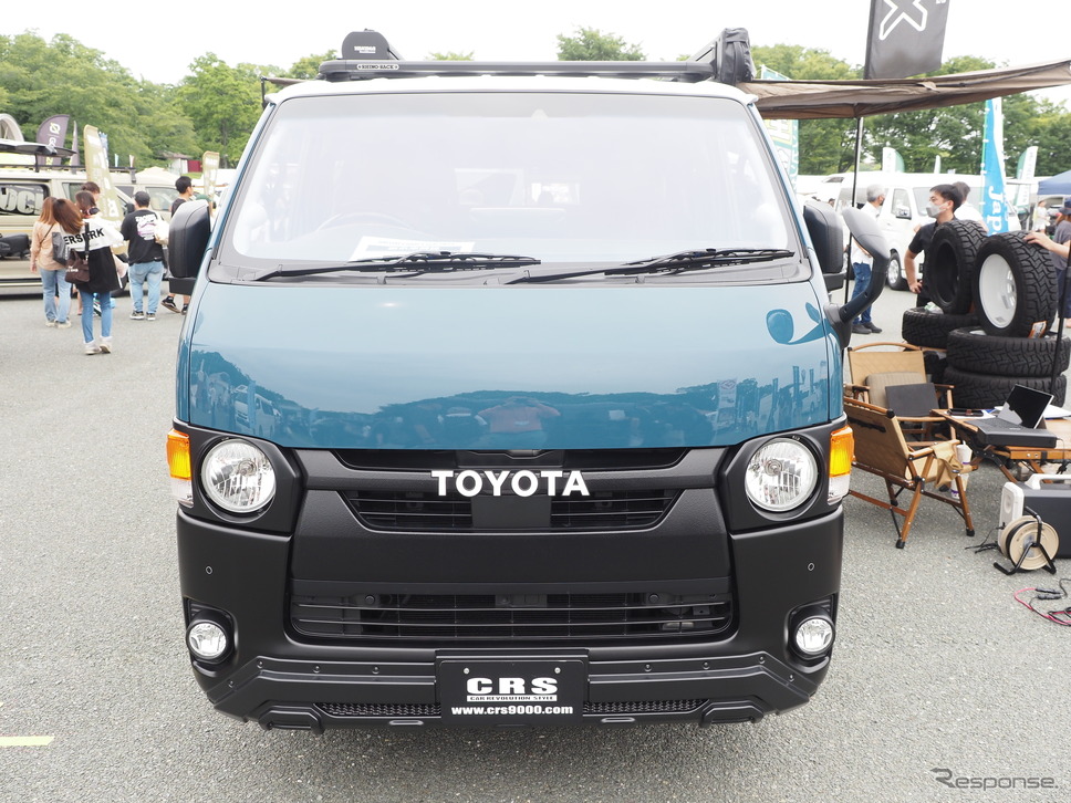 CRSのデモカー《写真撮影 家本浩太》