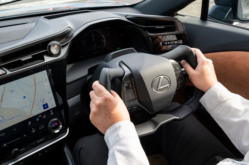 レクサス RZで採用されたステアバイワイヤ技術《写真提供 トヨタ自動車》