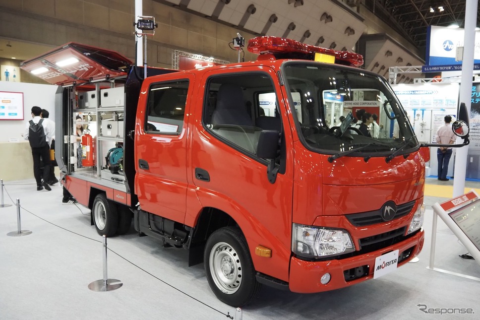 普通免許対応（3.5t未満）多機能消防自動車 REDSEAGULL Light（東京国際消防防災展2023）《写真撮影 高木啓》