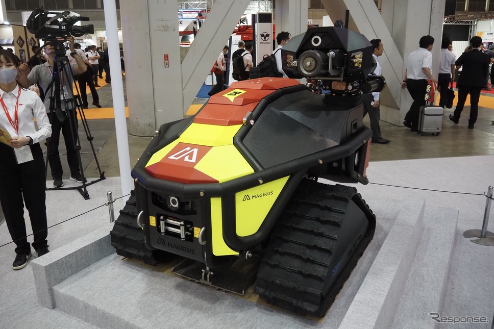 多目的消防戦術ロボットWolf R1（東京国際消防防災展2023）《写真撮影 高木啓》