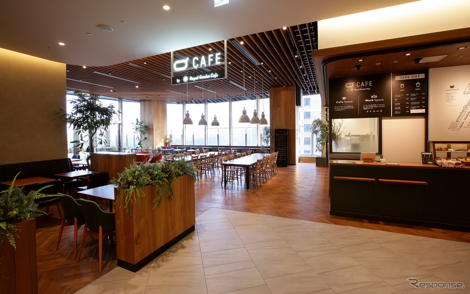 提携店舗 Q CAFÉ by Royal Garden Cafe《写真提供:トヨタ自動車》