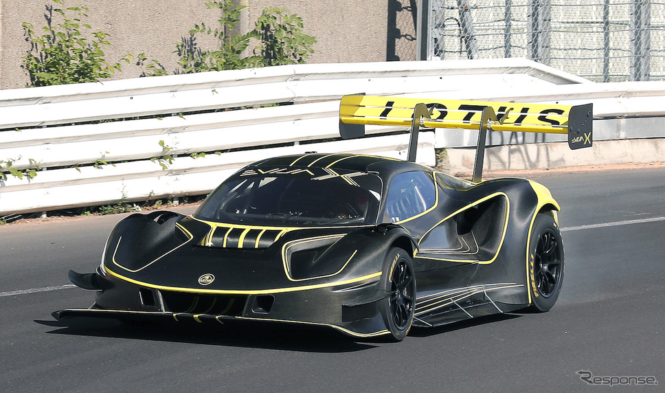 ロータス エヴァイヤX 開発車両(スクープ写真)《APOLLO NEWS SERVICE》