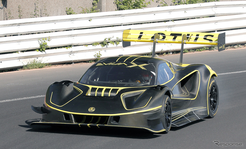 ロータス エヴァイヤX 開発車両(スクープ写真)《APOLLO NEWS SERVICE》